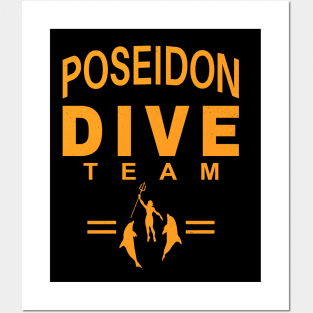 Poseidon Dive Team Posters and Art